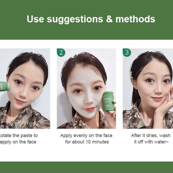Clay Mask Stick Anti-Acne Deep Cleansing Pores(Green Tea) - Picture 14 of 14